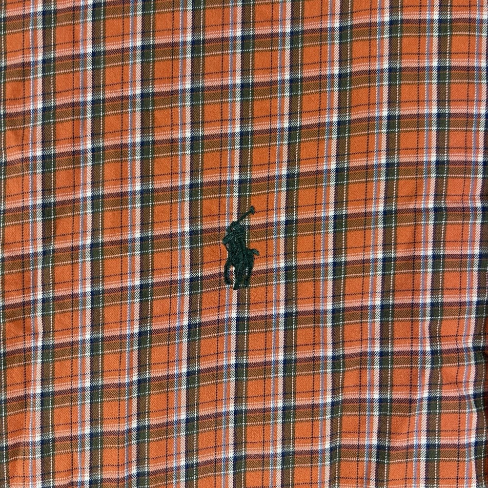 Ralph Lauren Polo Men's 2XL Button Up Classic Fit Shirt Preppy Fall Long Sleeve